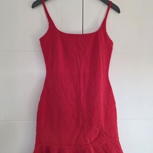 Princess Polly Kiribati Mini Dress in Bold Red
